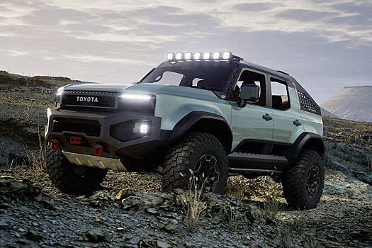 Представлен концепт Toyota Land Cruiser ROX с огромными колесами