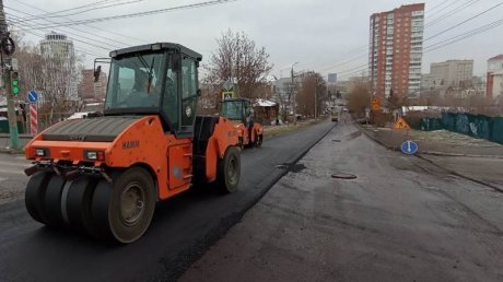 В Пензе закончился ремонт дороги на улице Красной