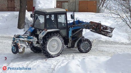 В Пензе подрядчика обязали в течение часа устранять последствия снегопада